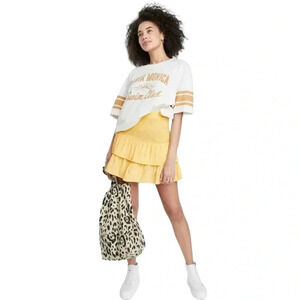 Ascot and Hart Stretchy Fluttered Tiered Skirt